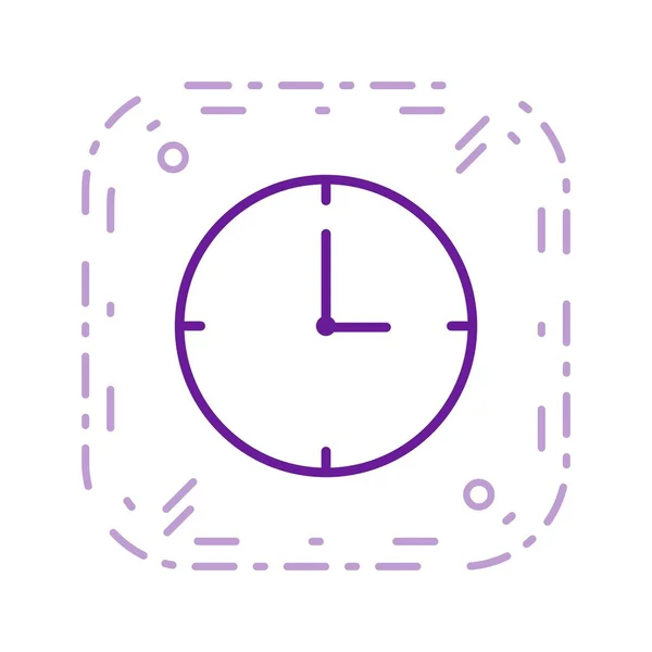 Reloj Vector Icono Signo Icono Vector Ilustración Para Uso Personal — Vector de stock