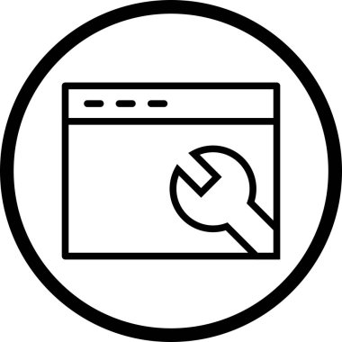 Vektör Seo simgesinde Trendy bir görünüm...