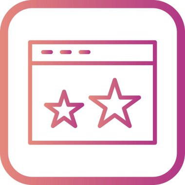 Vektör Seo simgesinde Trendy bir görünüm...