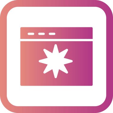 Vektör Seo simgesinde Trendy bir görünüm...