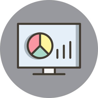 Vektör Seo simgesinde Trendy bir görünüm...