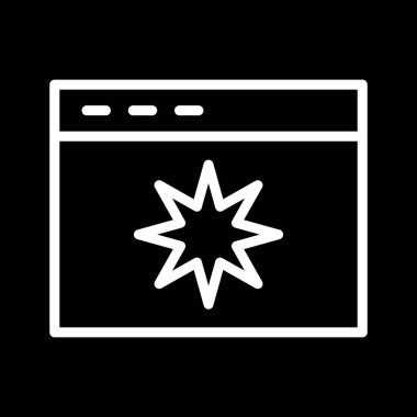 Vektör Seo simgesinde Trendy bir görünüm...