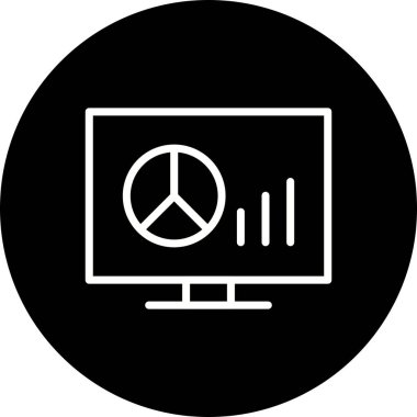 Vektör Seo simgesinde Trendy bir görünüm...