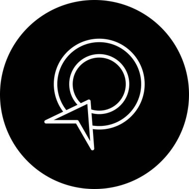 Vektör Seo simgesinde Trendy bir görünüm...