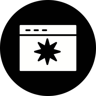 Vektör Seo simgesinde Trendy bir görünüm...