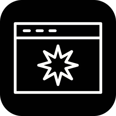 Vektör Seo simgesinde Trendy bir görünüm...