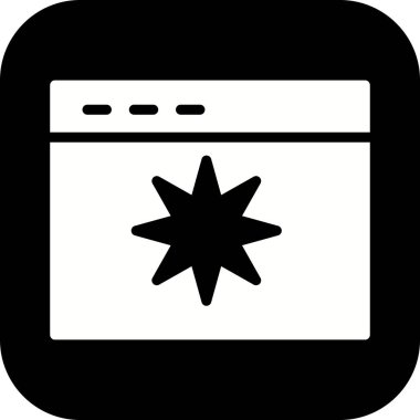 Vektör Seo simgesinde Trendy bir görünüm...