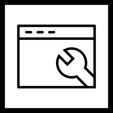 Vektör Seo simgesinde Trendy bir görünüm...