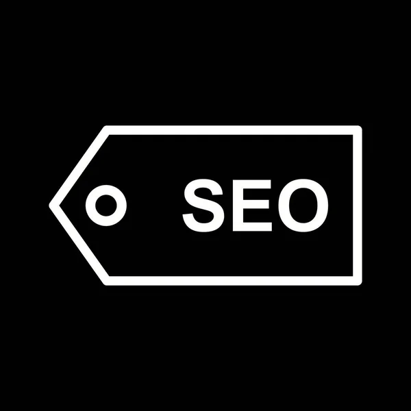 Vektor Seo Symbol Trendigen Look — Stockvektor