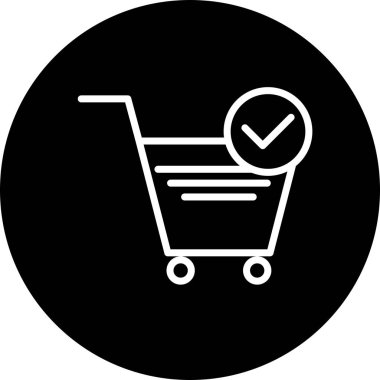 Kişisel ve ticari kullanım için vektör E-ticaret simgesi.