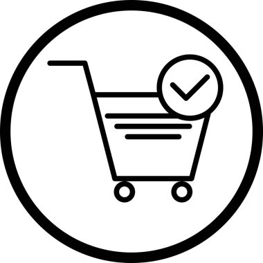 Kişisel ve ticari kullanım için vektör E-ticaret simgesi.