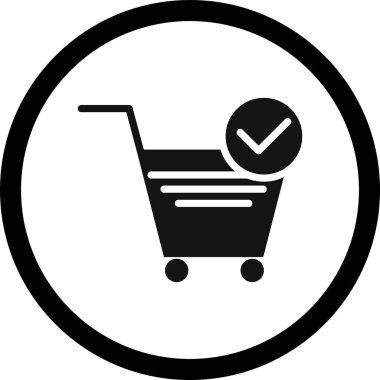 Kişisel ve ticari kullanım için vektör E-ticaret simgesi.