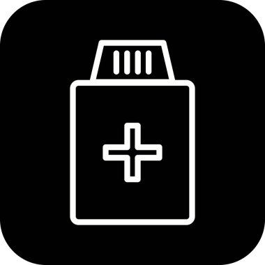 Kişisel ve ticari kullanım için tıbbi simge vektör.