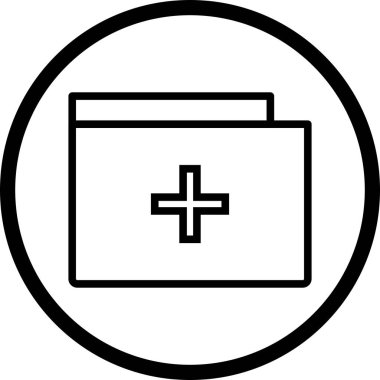 Kişisel ve ticari kullanım için tıbbi simge vektör.