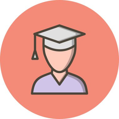 Kişisel ve ticari kullanım için vektör eğitim simgesi.