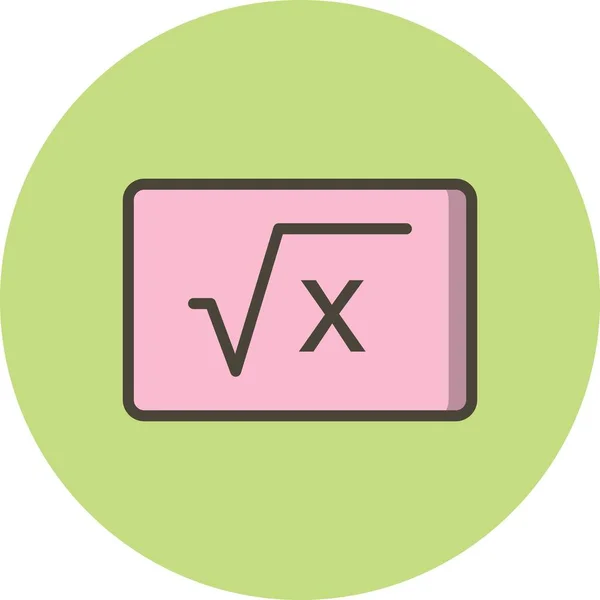 Vector Onderwijs Pictogram Voor Persoonlijk Commercieel Gebruik — Stockvector