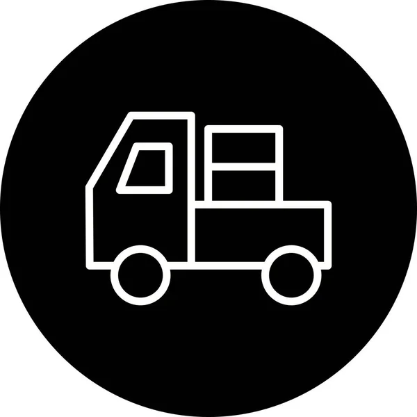 Vector Transport Icon Personal Commercial Use — Stock Vector