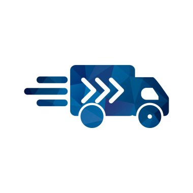 Vektör teslimat kamyonu ICO