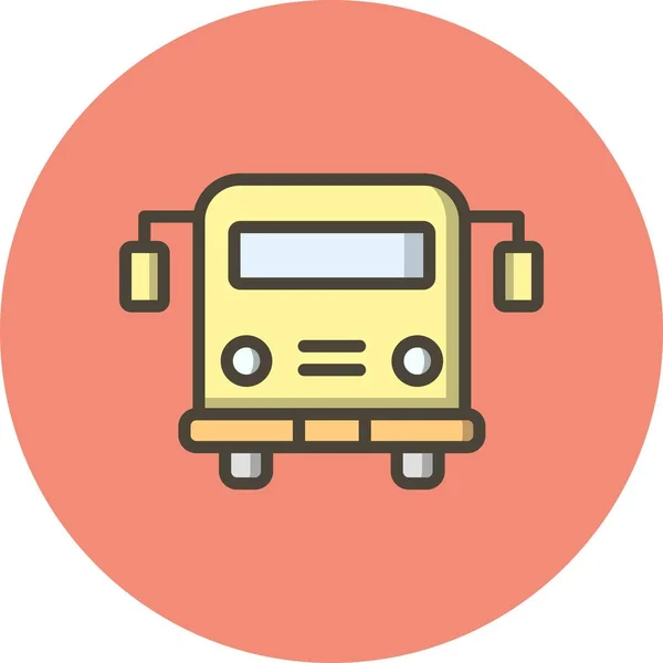 Векторный Школьный Автобус — стоковый вектор
