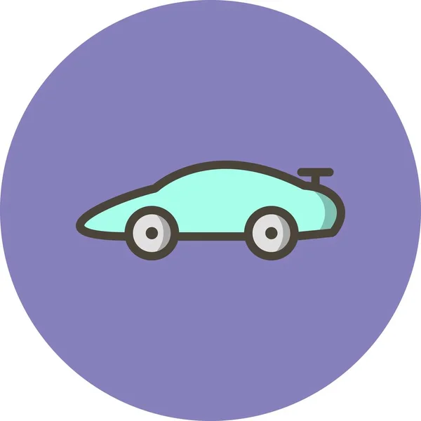 Vector Sportwagen Ico — Stockvector