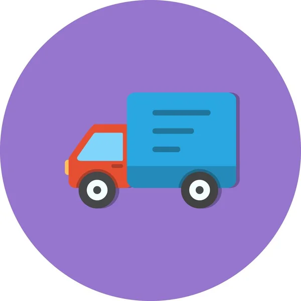 Wektor Dostawy Truck Ico — Wektor stockowy