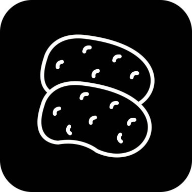 Kişisel ve ticari kullanım için vektör yiyecek simgesi.