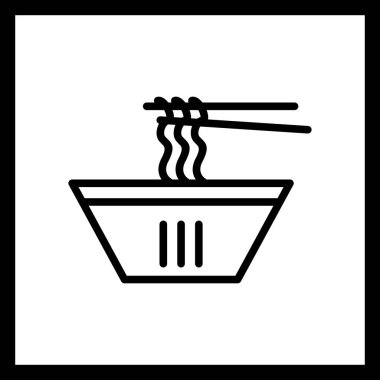 Kişisel ve ticari kullanım için vektör yiyecek simgesi.