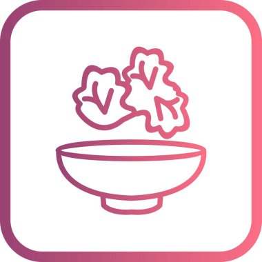 Kişisel ve ticari kullanım için vektör yiyecek simgesi.