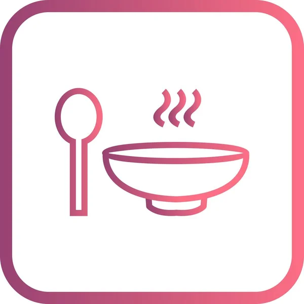 Vector Voedsel Pictogram Voor Persoonlijk Commercieel Gebruik — Stockvector