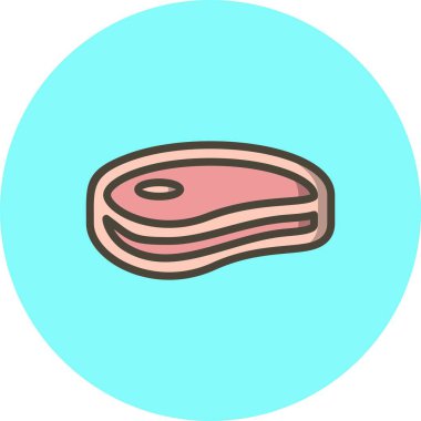 Kişisel ve ticari kullanım için vektör yiyecek simgesi.