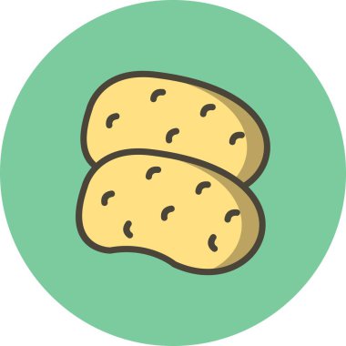 Kişisel ve ticari kullanım için vektör yiyecek simgesi.