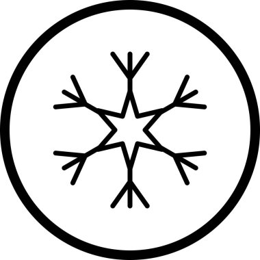 Vektör Snow Flake ICO