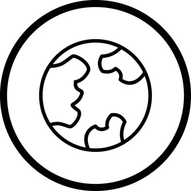 Vektör Planet Earth ICO