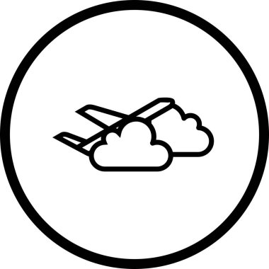 Vektör uçak bulut ICO