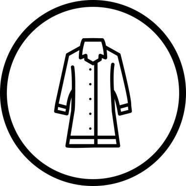 Vektör yağmur ceket ICO