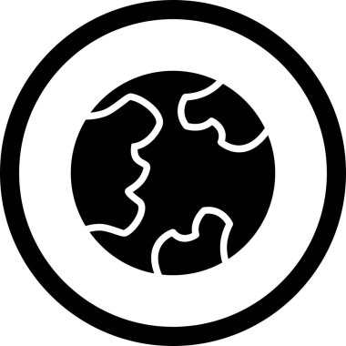 Vektör Planet Earth ICO