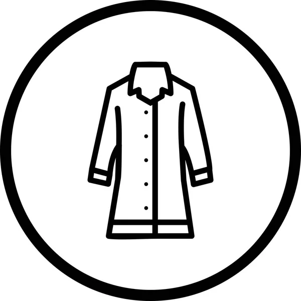 Vector Rain Coat Ico — Stock vektor