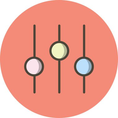 Kişisel ve ticari kullanım için vektör çoklu ortam simgesini.