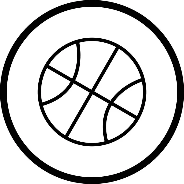 Икона Векторного Спорта Игр — стоковый вектор