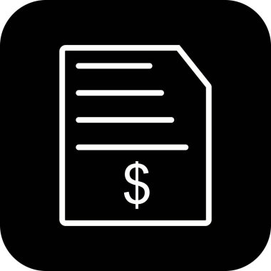 Vektör fatura vektör ICO