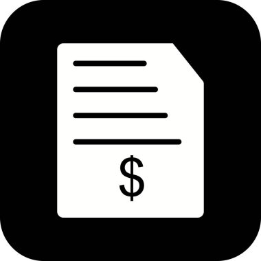 Vektör fatura vektör ICO