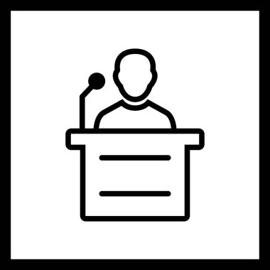 Vektör konuşma vektör ICO