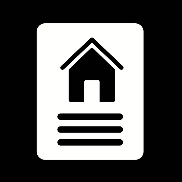 Vector Real Estate Icon — Stock Vector