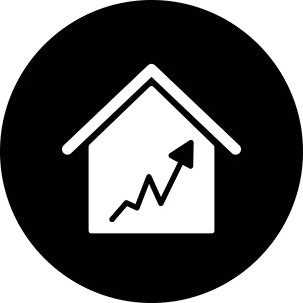 Vektor Immobilien Ikone — Stockvektor