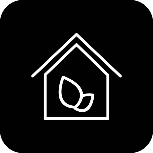Icône Vectorielle Immobilier — Image vectorielle