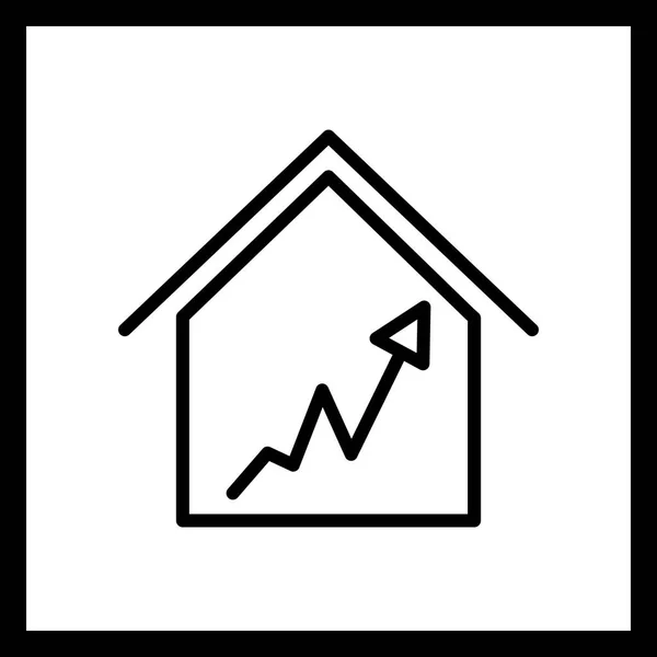 Vektor Fastigheter Icon — Stock vektor