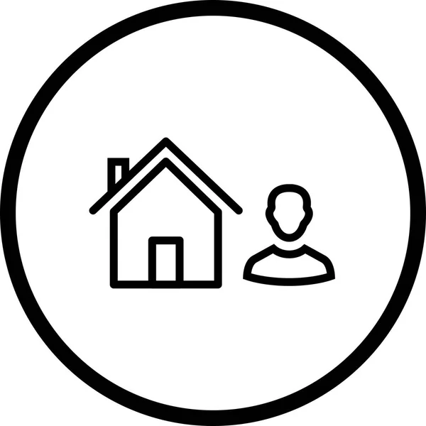 Иконка Vector Real Estate — стоковый вектор