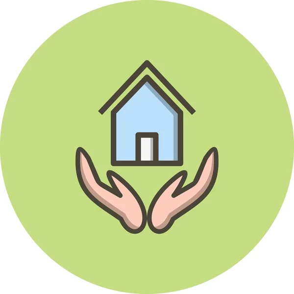 Vector Real Estate Icon — Stock Vector