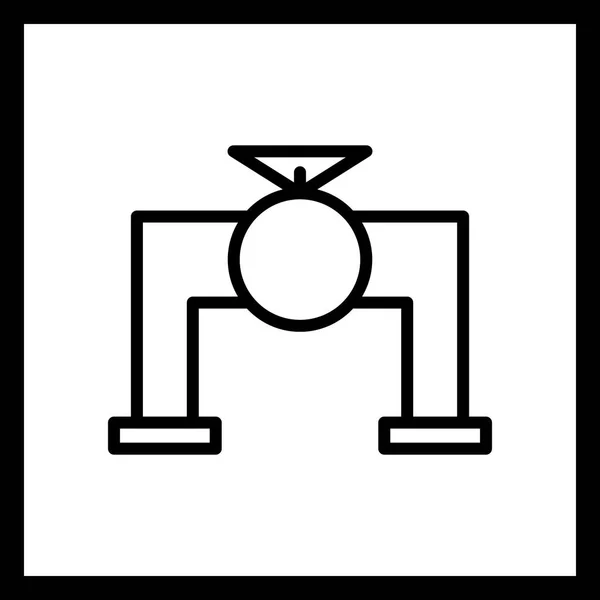 Иконка Векторного Строительства Личного Коммерческого Использования — стоковый вектор