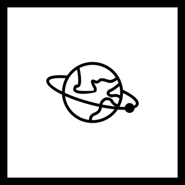 Kişisel ve ticari kullanım için vektör astronomi simgesi...